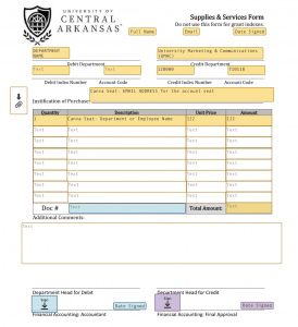 Canva Supplies & Services Form